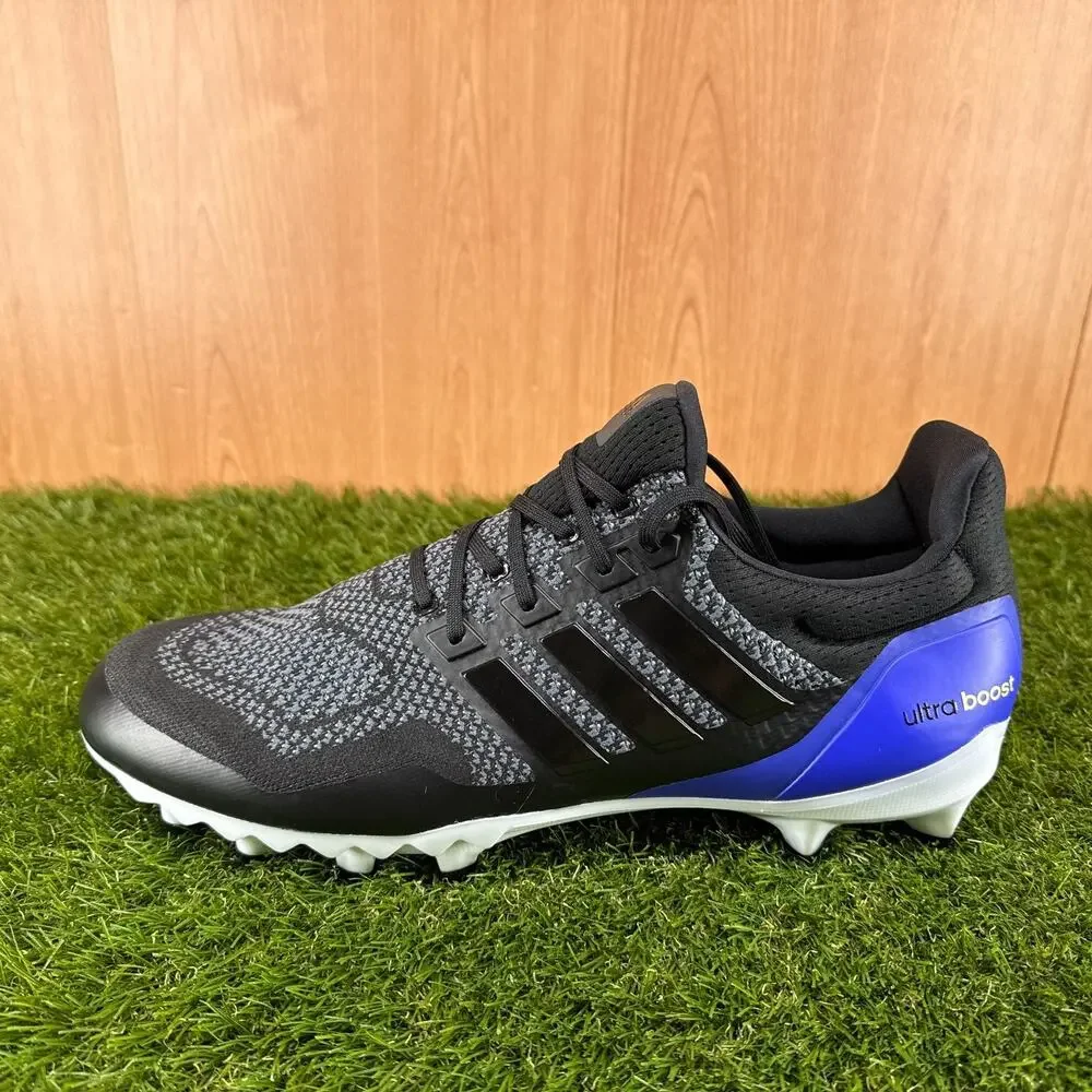 adidas Ultra Boost Football Cleats OG Black Gold JP7410 Men's Size 16